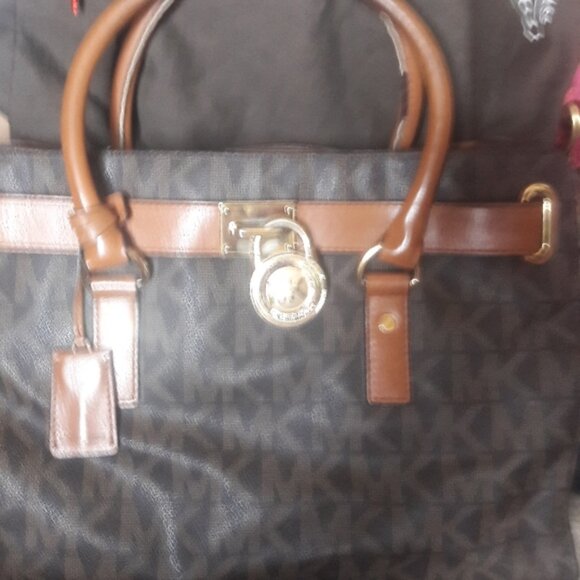 Michael Kors Brown Medium Hamilton Bag and front zip Wallet - Picture 7 of 7